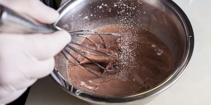 Шаг 4: шоколадных блинов с бананом