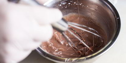 Шаг 5: шоколадных блинов с бананом