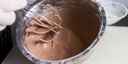 Шаг 7: шоколадных блинов с бананом