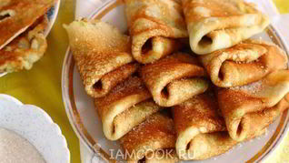 Рецепт Сладких кабачковых блинчиков