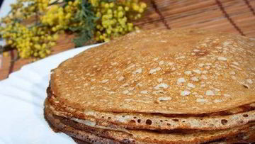 Рецепт Тонких воздушных блинчиков на кефире