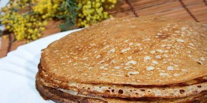 Рецепт тонких воздушных блинчиков на кефире