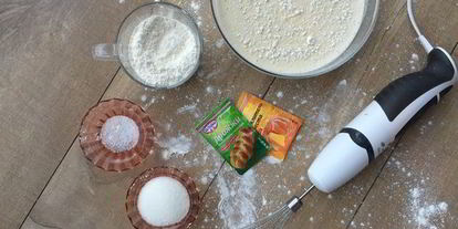 Шаг 2: цветных блинчиков