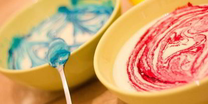 Шаг 3: цветных блинчиков