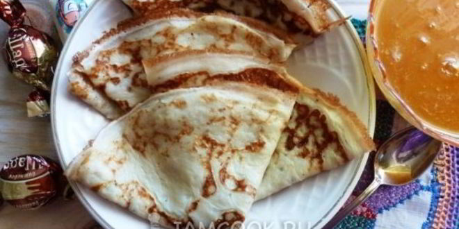 Рецепт творожных блинчиков