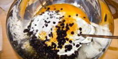 Шаг 1: апельсинно-лимонных ватрушки с изюмом