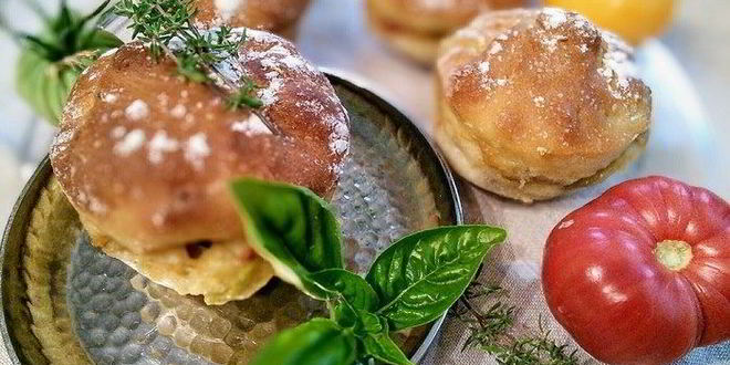 Рецепт булочек, фаршированных рататуем