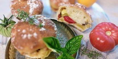 Шаг 11: булочек, фаршированных рататуем