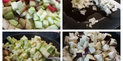 Шаг 3: булочек, фаршированных рататуем