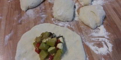 Шаг 7: булочек, фаршированных рататуем