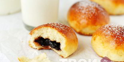 Шаг 7: булочек с повидлома