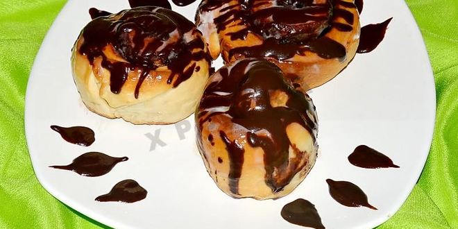 Рецепт булочек с шоколадом синабон