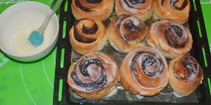 Шаг 16: булочек с шоколадом синабон