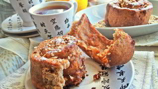 Рецепт Булочек яблочных из полезной муки