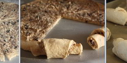 Шаг 3: быстрых творожных круассанов с яблочно-ореховой начинкой