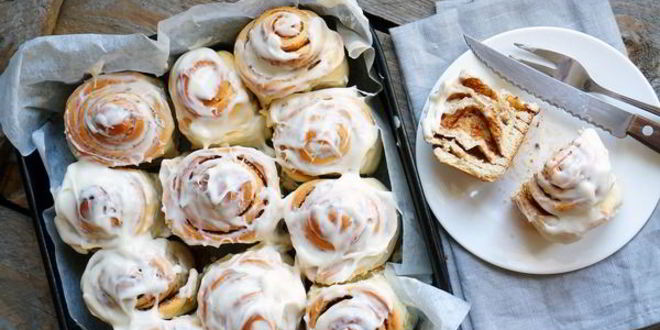 Рецепт дрожжевых булочек синнабон с корицей