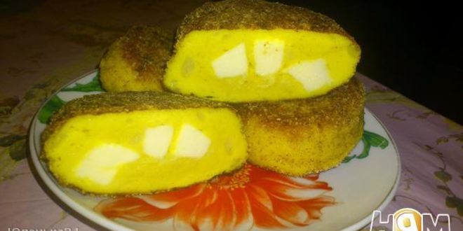 Рецепт картофельных булочек с плавленным сыром