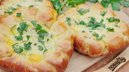 булочки с творогом