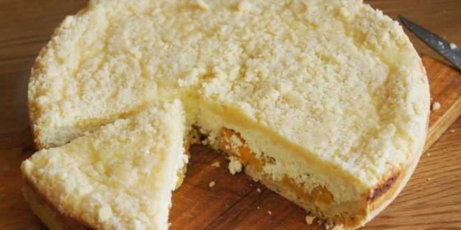 Рецепт Творожной королевской ватрушки с курагой