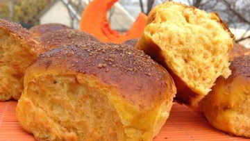 Рецепт Тыквенных булочек с корицей