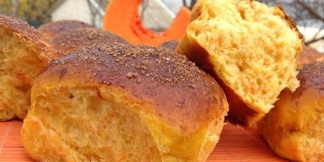 Рецепт тыквенных булочек с корицей