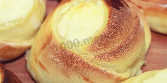 Рецепт ванильной ватрушки с творогом