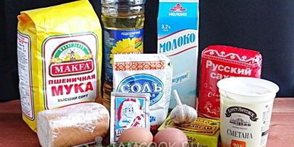 Шаг 1: ватрушек с копченым сыром и укропом