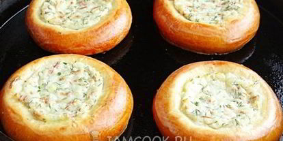 Шаг 16: ватрушек с копченым сыром и укропом