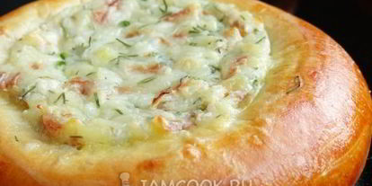 Шаг 17: ватрушек с копченым сыром и укропом