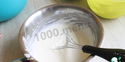 Шаг 3: али чизкейк с меренгой