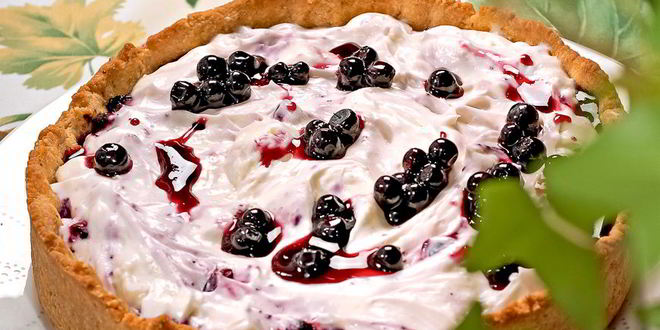 Рецепт черничного чизкейка