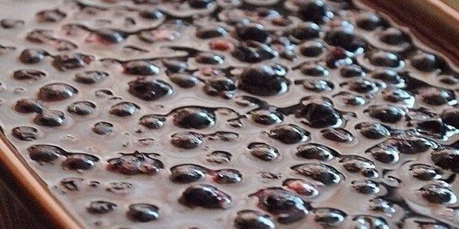 Рецепт чизкейка с черной смородинкой