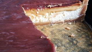 Рецепт Чизкейка с карамельно-шоколадной глазурью