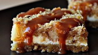 Рецепт Чизкейка с хлопьями и яблоком