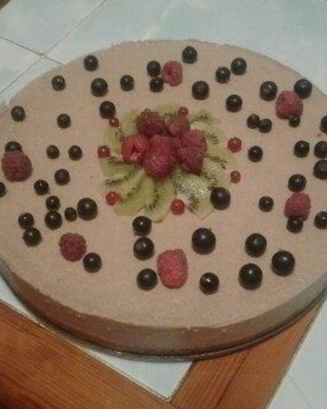 Рецепт диетического творожного чизкейка