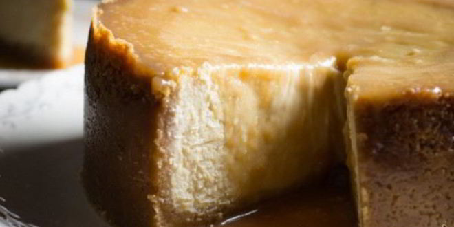 Рецепт карамельного чизкейка без выпечки