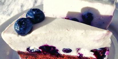 Шаг 8: летнего чизкейка с рикоттой и голубикой без выпечки