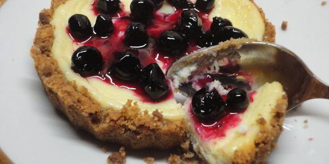 Рецепт мини-чизкейков с ягодами