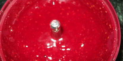 Шаг 1: мраморного чизкейка с малиной и персиками