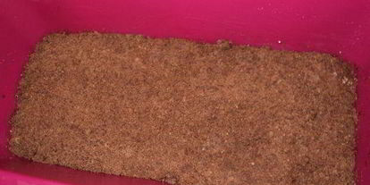 Шаг 5: мраморного чизкейка с малиной и персиками