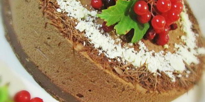 Рецепт шоколадна-сливочного чизкейк