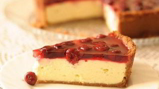 Рецепт Вишневого чизкейка с домашним творогом