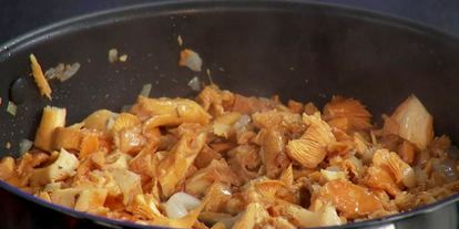 Шаг 1: закусочного чизкейка с грибами