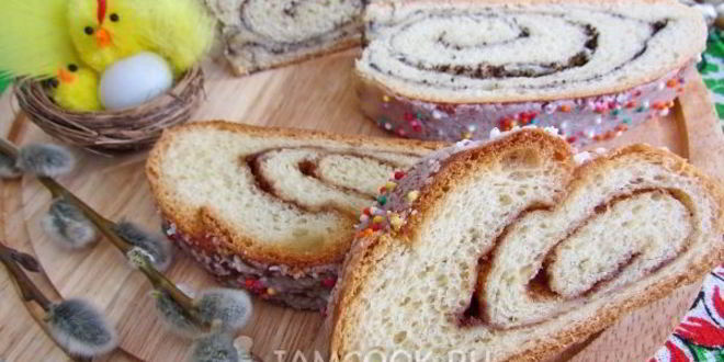 Рецепт Дрожжевых рулетов с маком и корицей