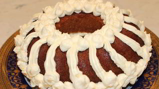 Рецепт Апельсинового кекса с кленовым сиропом и Маскарпоне