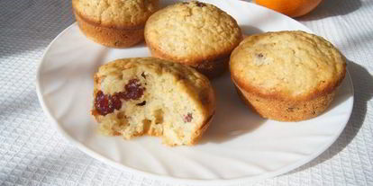 Шаг 5: апельсиновых кексов с овсяными хлопьями и вяленой вишней