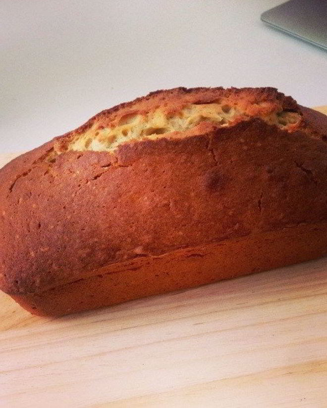 Рецепт бананового кекса с грецкими орехами