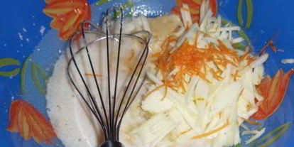 Шаг 1: фруктового кекса с апельсиновой карамелью