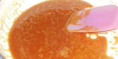 Шаг 5: фруктового кекса с апельсиновой карамелью