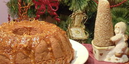 Шаг 6: фруктового кекса с апельсиновой карамелью